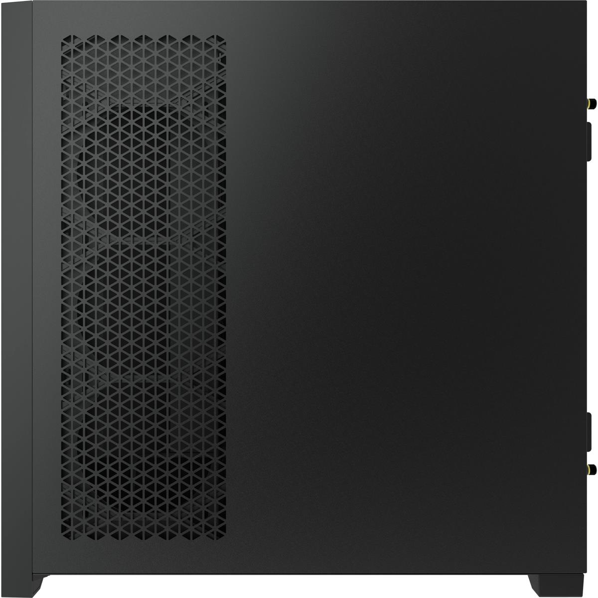 5000d - Tempered Glass Mid-tower ATX Pc Case - Black
