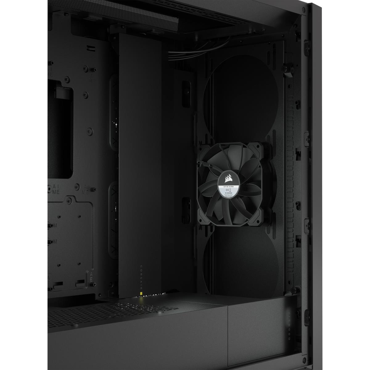 5000d - Tempered Glass Mid-tower ATX Pc Case - Black