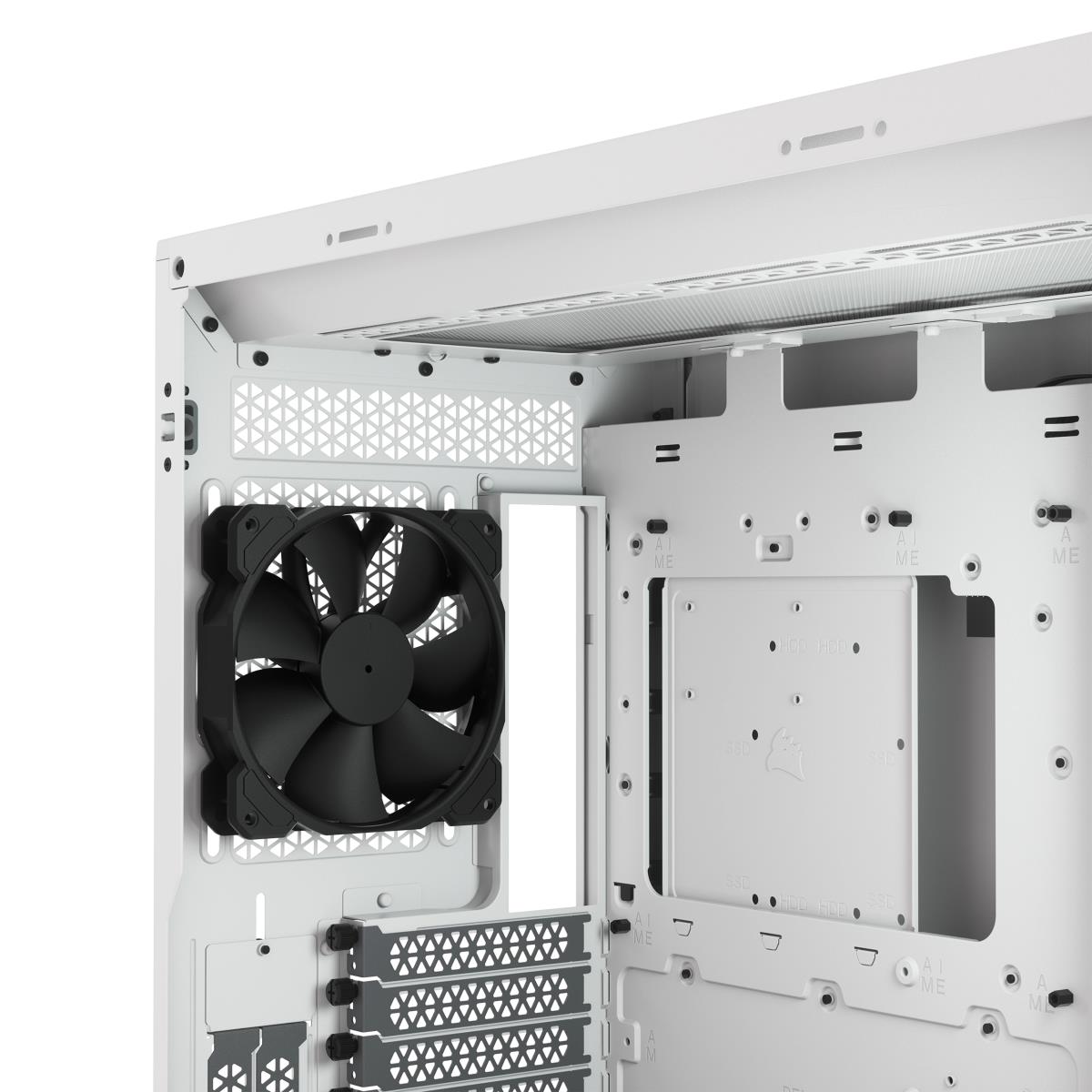 5000d - Tempered Glass Mid-tower ATX Pc Case - White