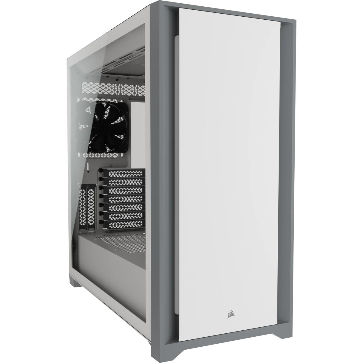 5000d - Tempered Glass Mid-tower ATX Pc Case - White
