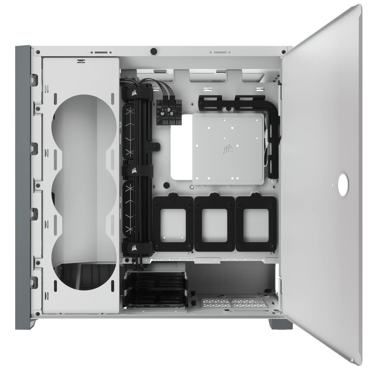 5000d - Tempered Glass Mid-tower ATX Pc Case - White
