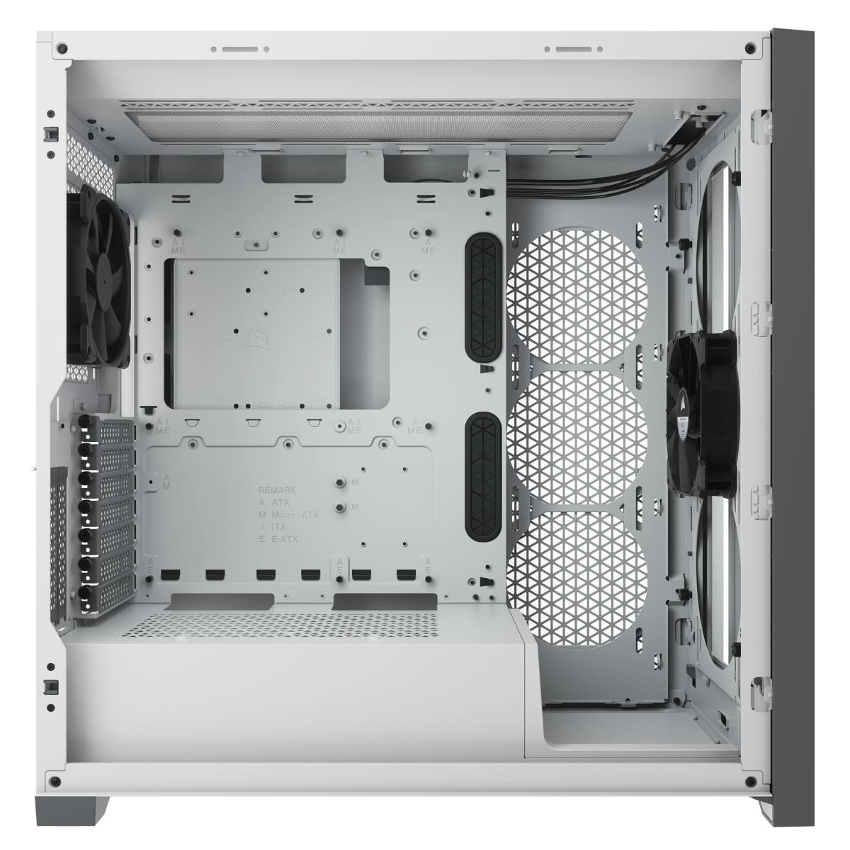 5000d - Tempered Glass Mid-tower ATX Pc Case - White