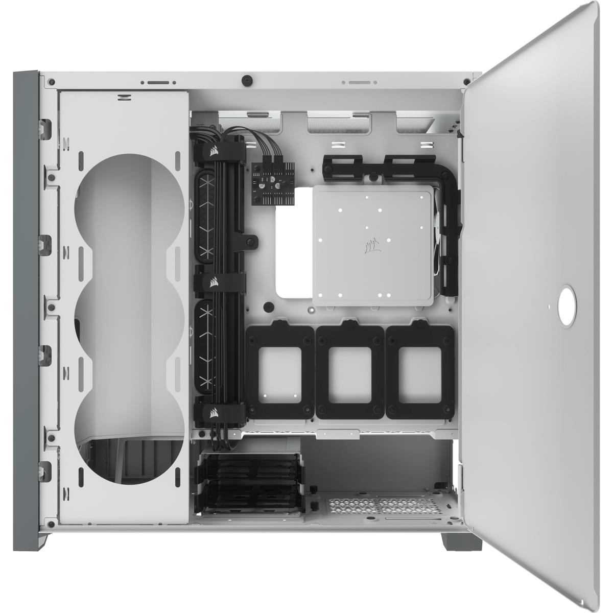 5000d - Airflow Tempered Glass Mid-tower ATX Pc Case - White