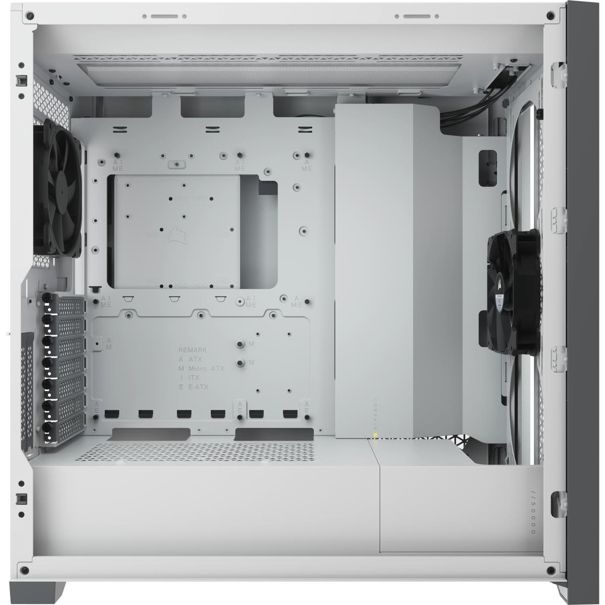 5000d - Airflow Tempered Glass Mid-tower ATX Pc Case - White