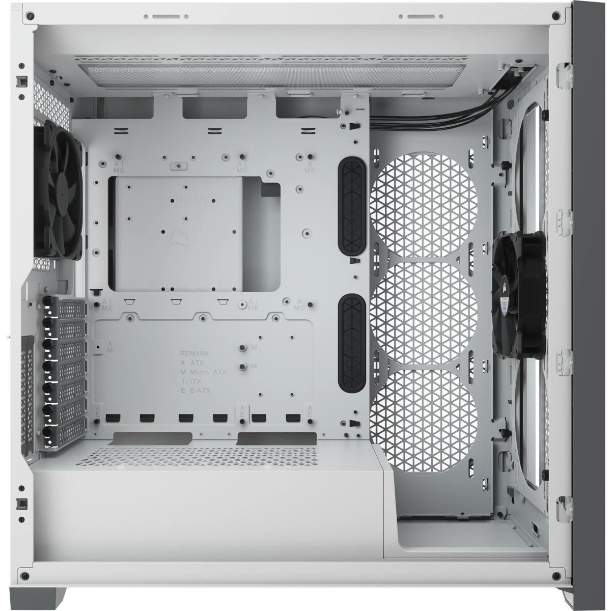 5000d - Airflow Tempered Glass Mid-tower ATX Pc Case - White