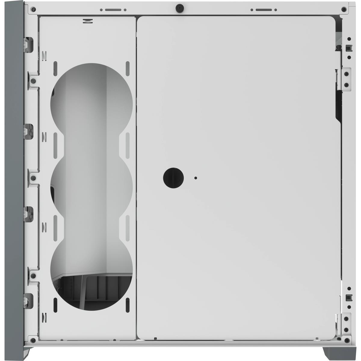 5000d - Airflow Tempered Glass Mid-tower ATX Pc Case - White