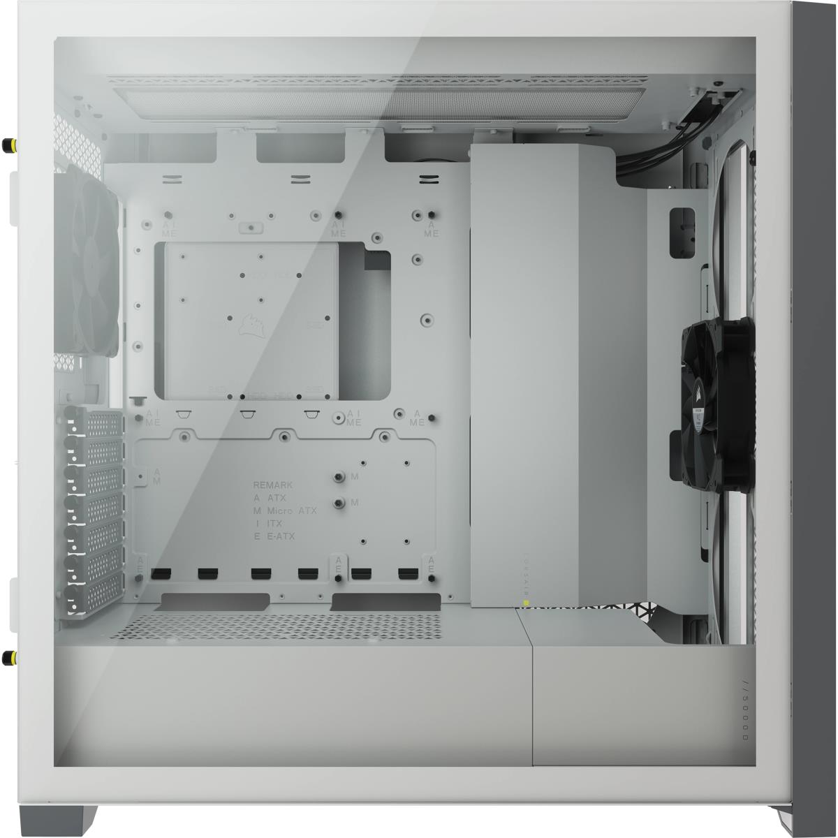 5000d - Airflow Tempered Glass Mid-tower ATX Pc Case - White