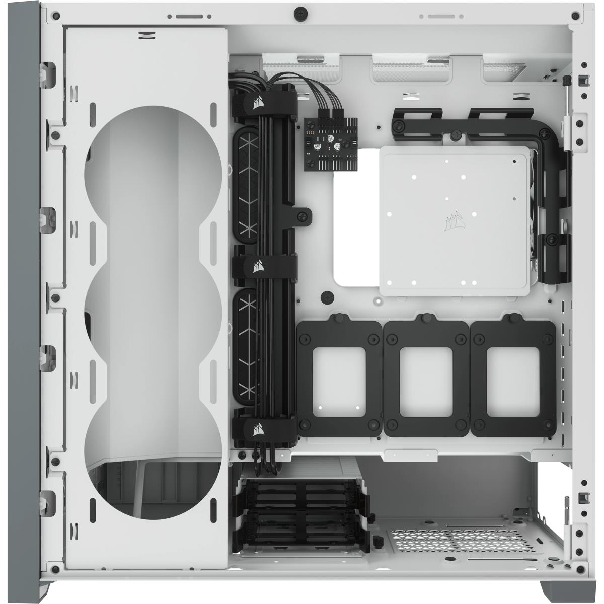 5000d - Airflow Tempered Glass Mid-tower ATX Pc Case - White
