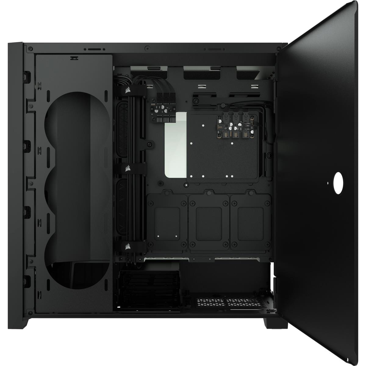 Icue 5000x RGB - Tempered Glass Mid-tower ATX Pc Smart Case - Black