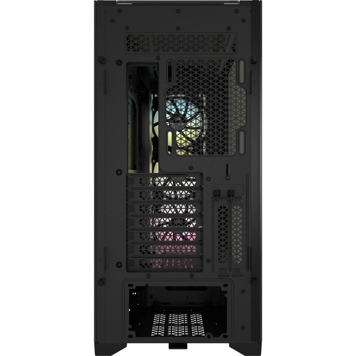Icue 5000x RGB - Tempered Glass Mid-tower ATX Pc Smart Case - Black