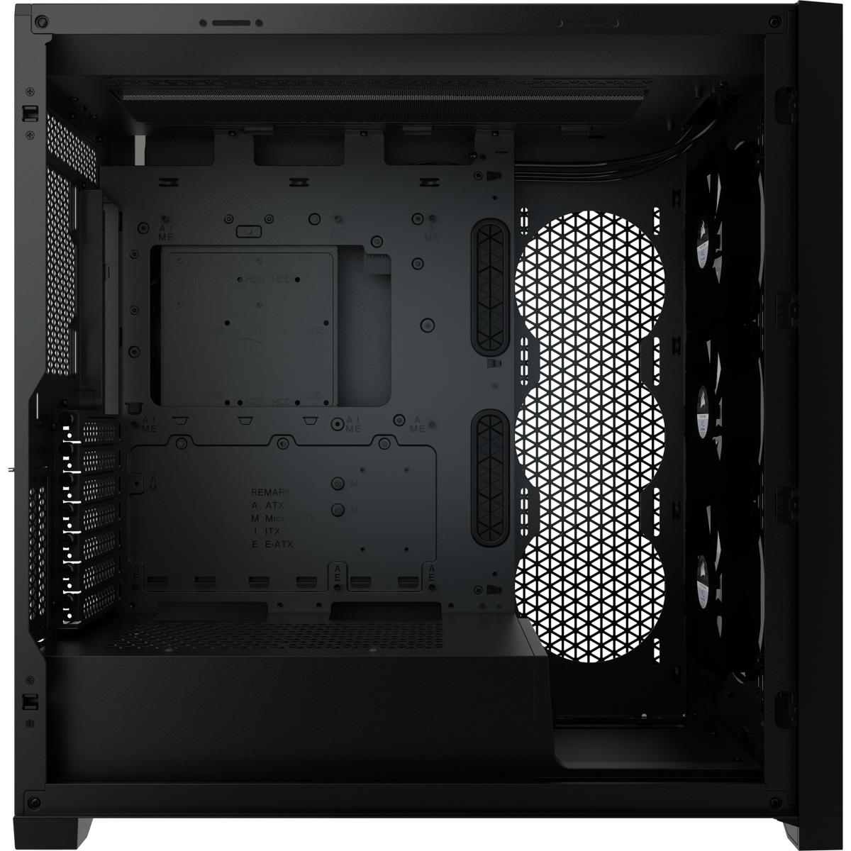 Icue 5000x RGB - Tempered Glass Mid-tower ATX Pc Smart Case - Black