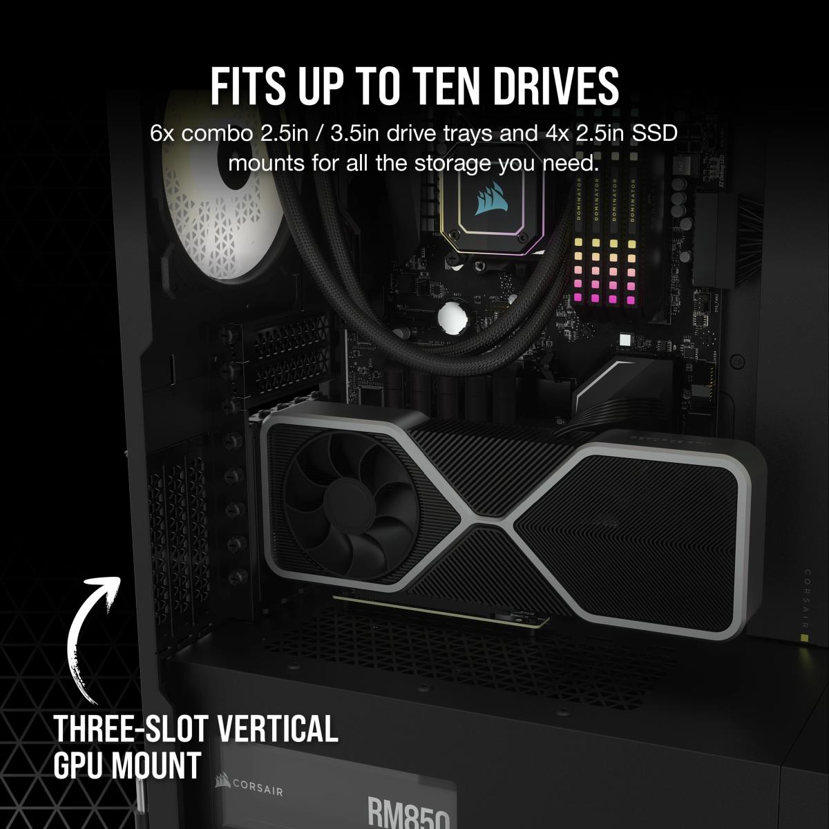 7000d - Airflow Full-tower ATX Pc Case - Black