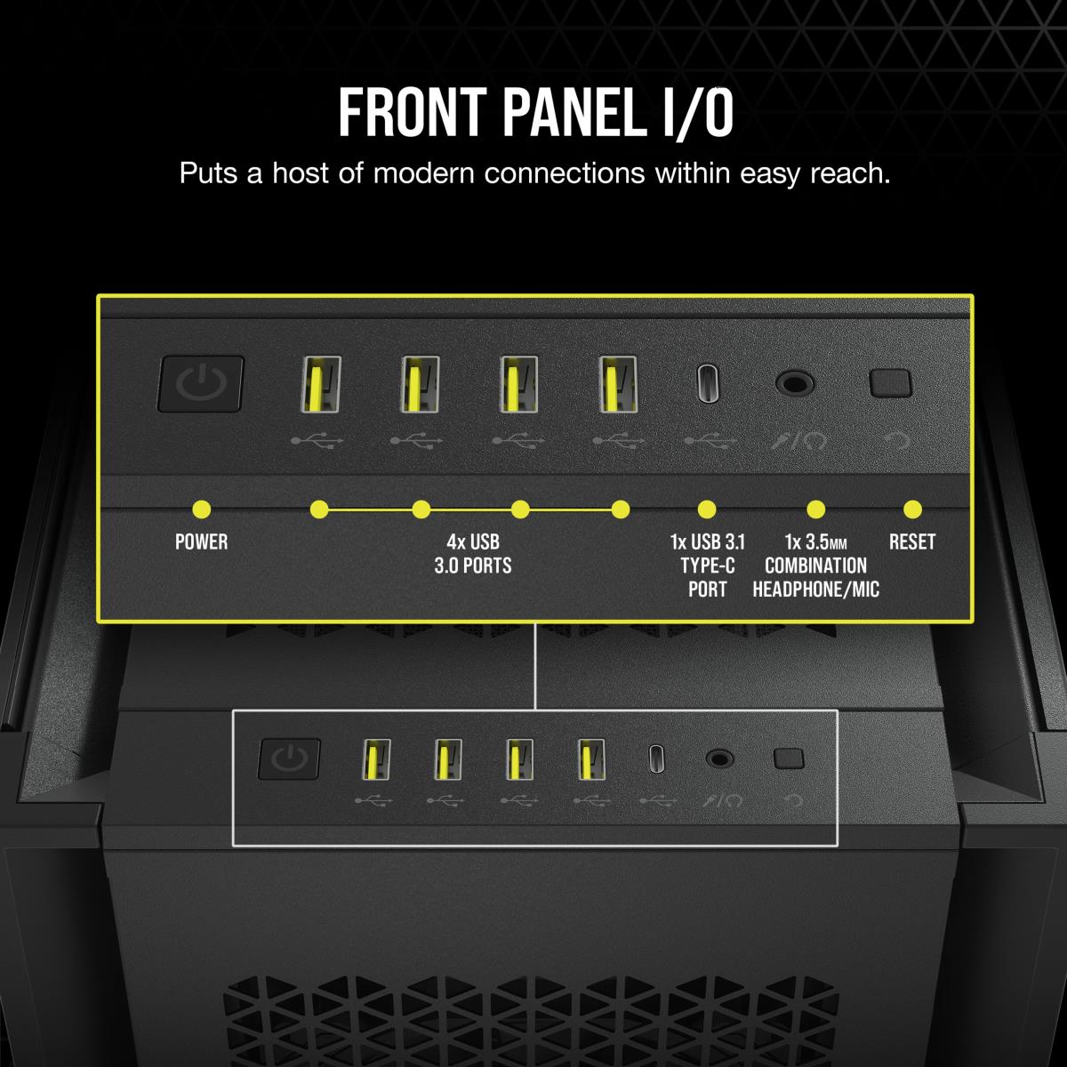 7000d - Airflow Full-tower ATX Pc Case - Black