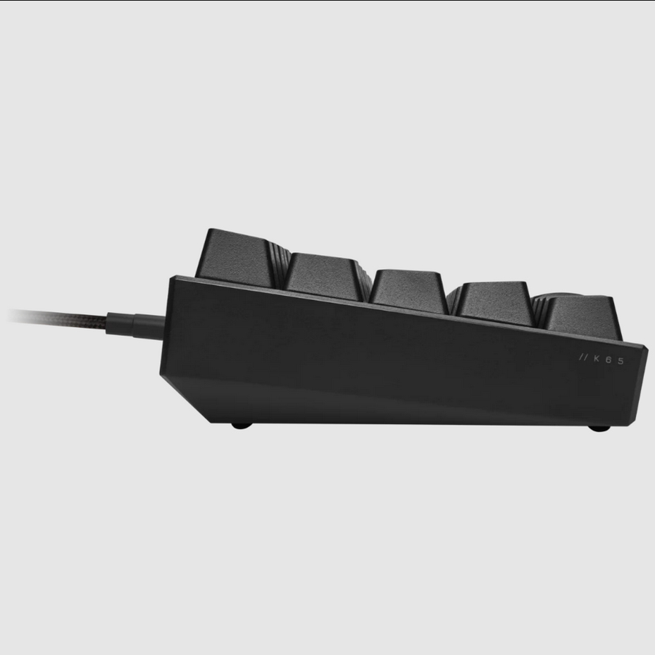 Gaming Keyboard - K65 RGB Mini 60% Mechanical - Cherry Mx Red Qwerty Us