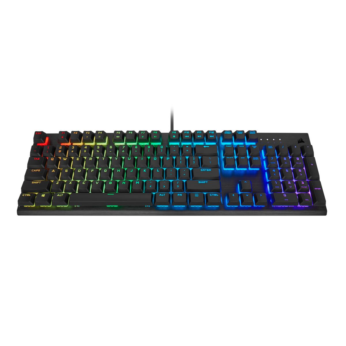 Gaming Keyboard - K60 RGB Pro Mechanical - Cherry Viola Black ( De )