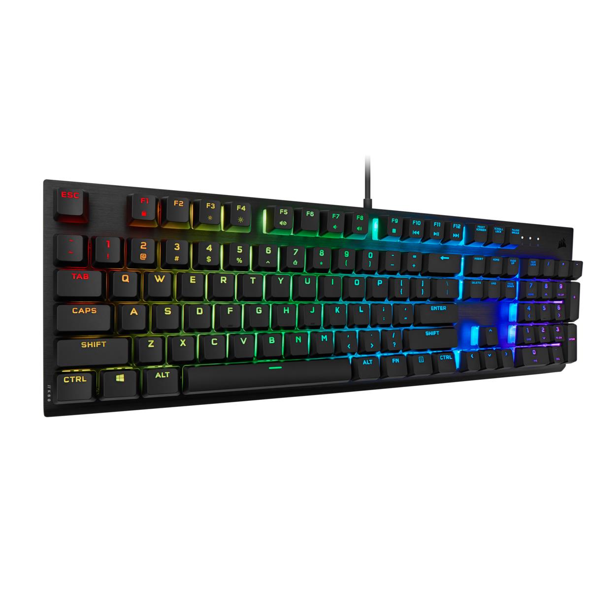 Gaming Keyboard - K60 RGB Pro Mechanical - Cherry Viola Black ( De )