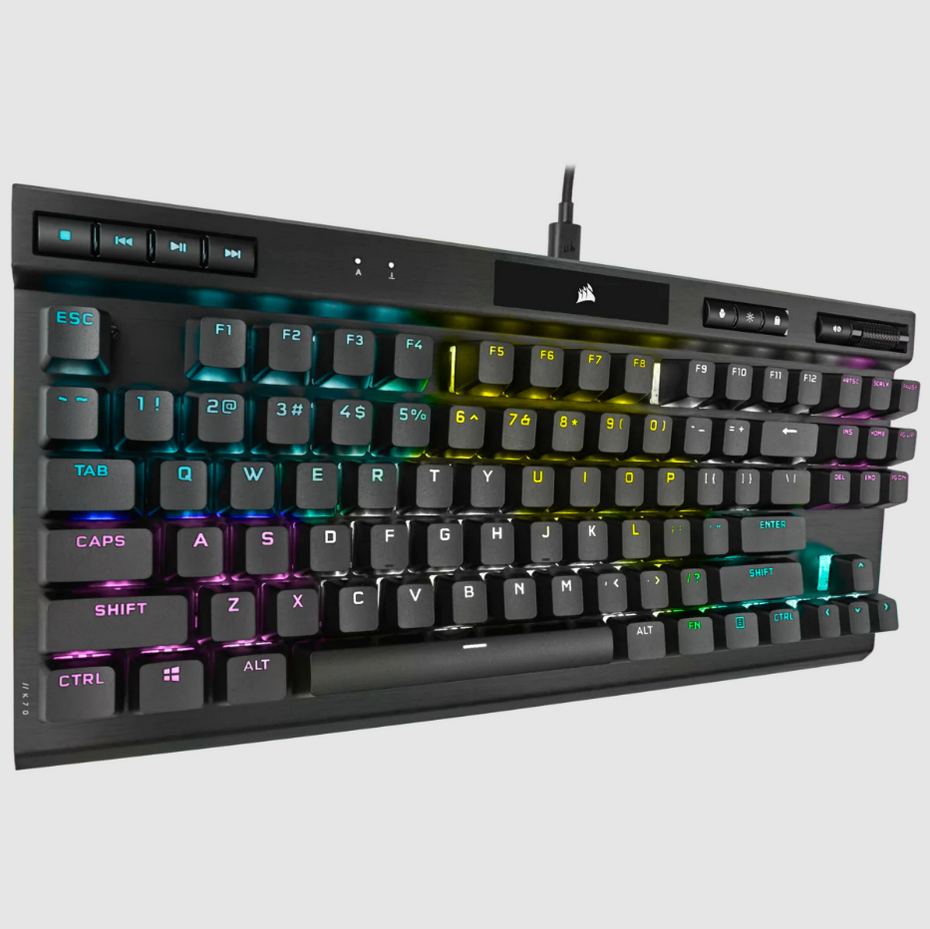 Gaming Keyboard - K70 RGB Tkl Champion Series Mechanical - Cherry Mx Red Qwerty Us