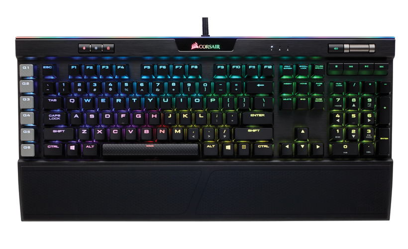 Gaming Keyboard - K95 RGB Platinum Mechanical - Cherry Mx Brown - Black Qwerty Us