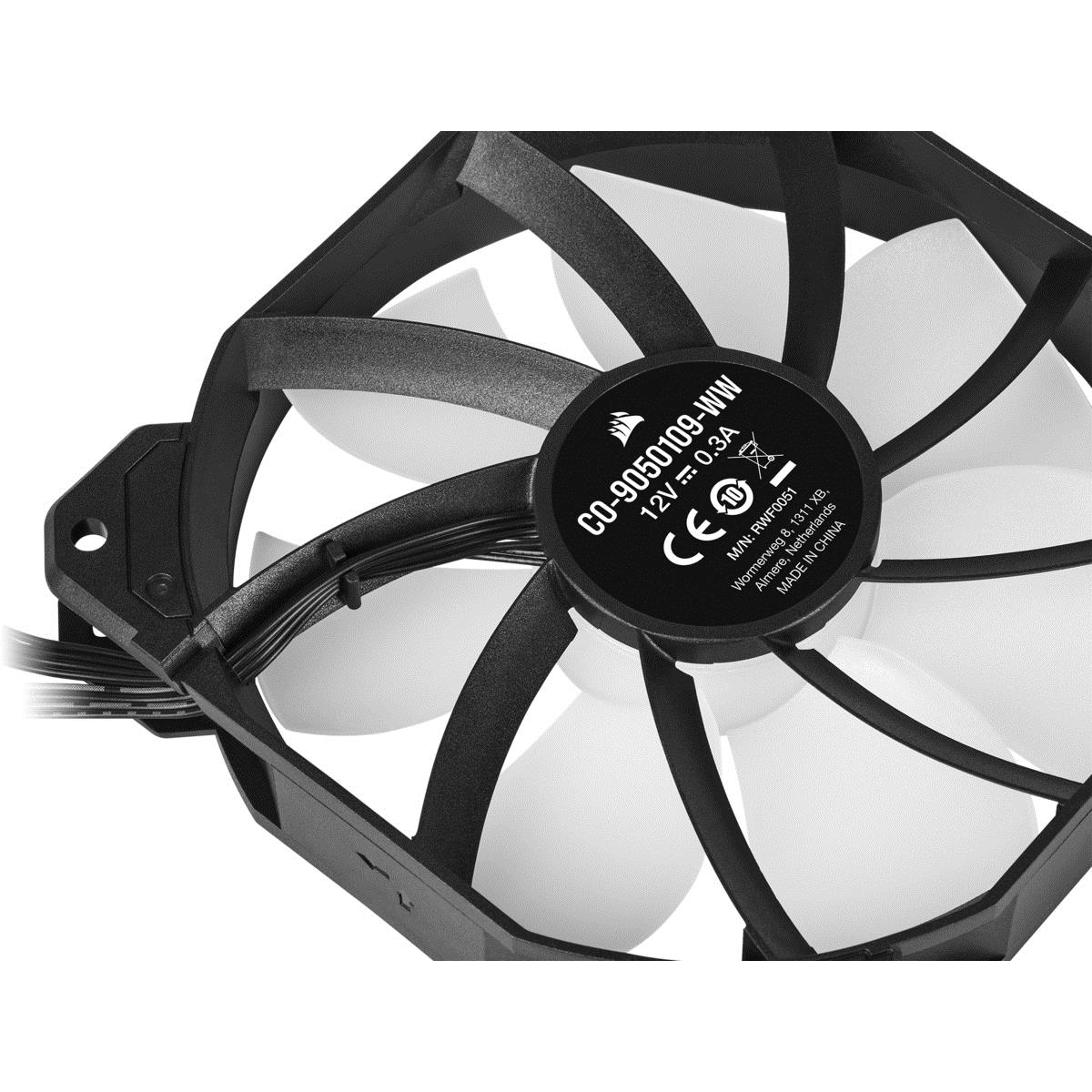 Led Fan - Sp Series Sp120 RGB Elite 120mm RGB With Airguide Triple Pack With Lighting Node Core