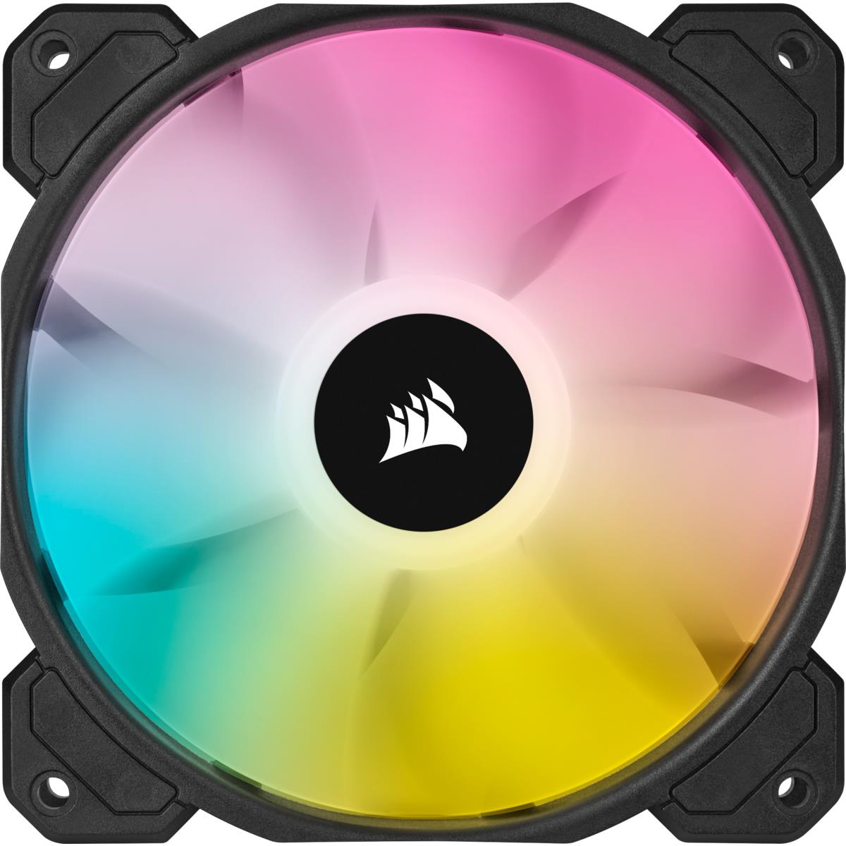 Led Fan - Sp Series Sp120 RGB Elite 120mm RGB With Airguide Triple Pack With Lighting Node Core