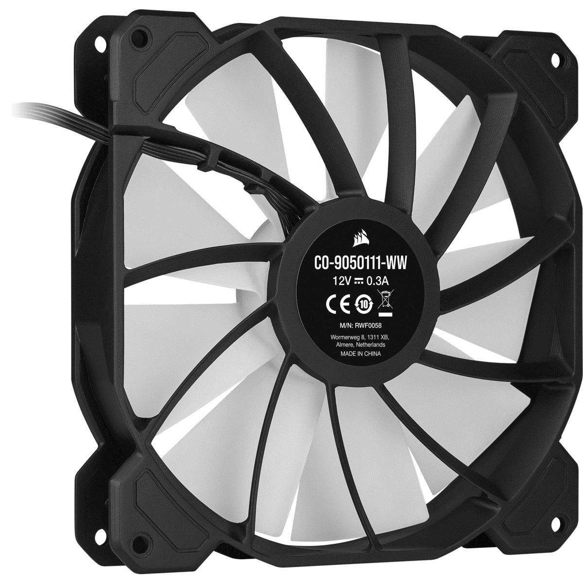 Led Fan - Sp Series Sp140 RGB Elite 140mm RGB With Airguide Dual Pack With Lighting Node Core
