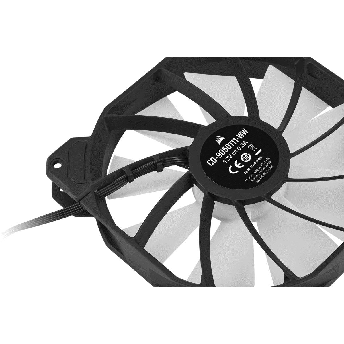 Led Fan - Sp Series Sp140 RGB Elite 140mm RGB With Airguide Dual Pack With Lighting Node Core