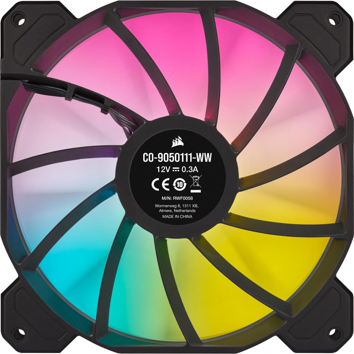 Led Fan - Sp Series Sp140 RGB Elite 140mm RGB With Airguide Dual Pack With Lighting Node Core