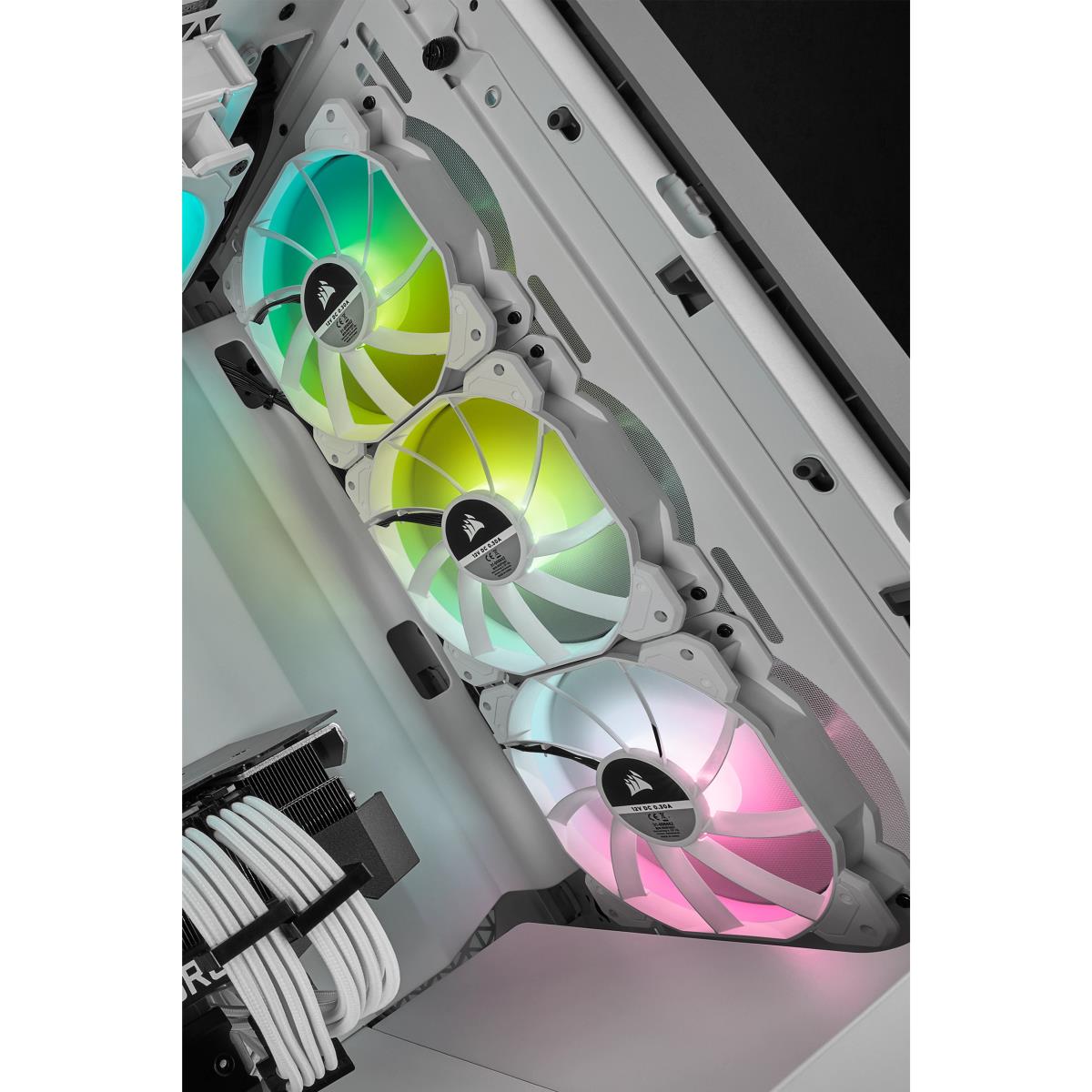 Led Fan - Sp Series  White Sp120 RGB Elite  120mmrGB With Airguide  Single Pack