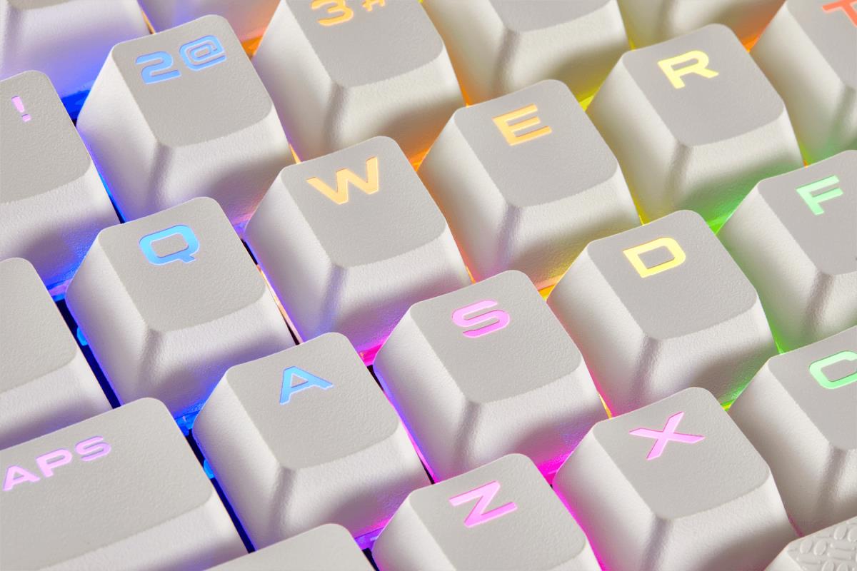 Gaming Pbt Double-shot Keycaps Full 104/105-keyset White