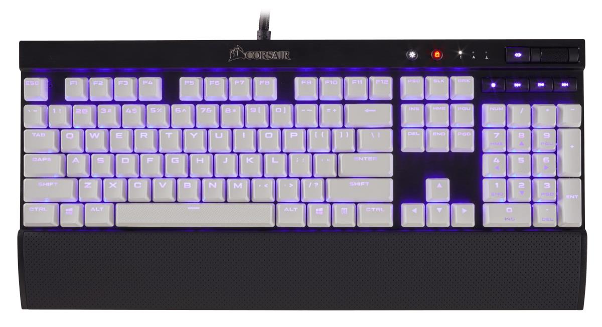 Gaming Pbt Double-shot Keycaps Full 104/105-keyset White