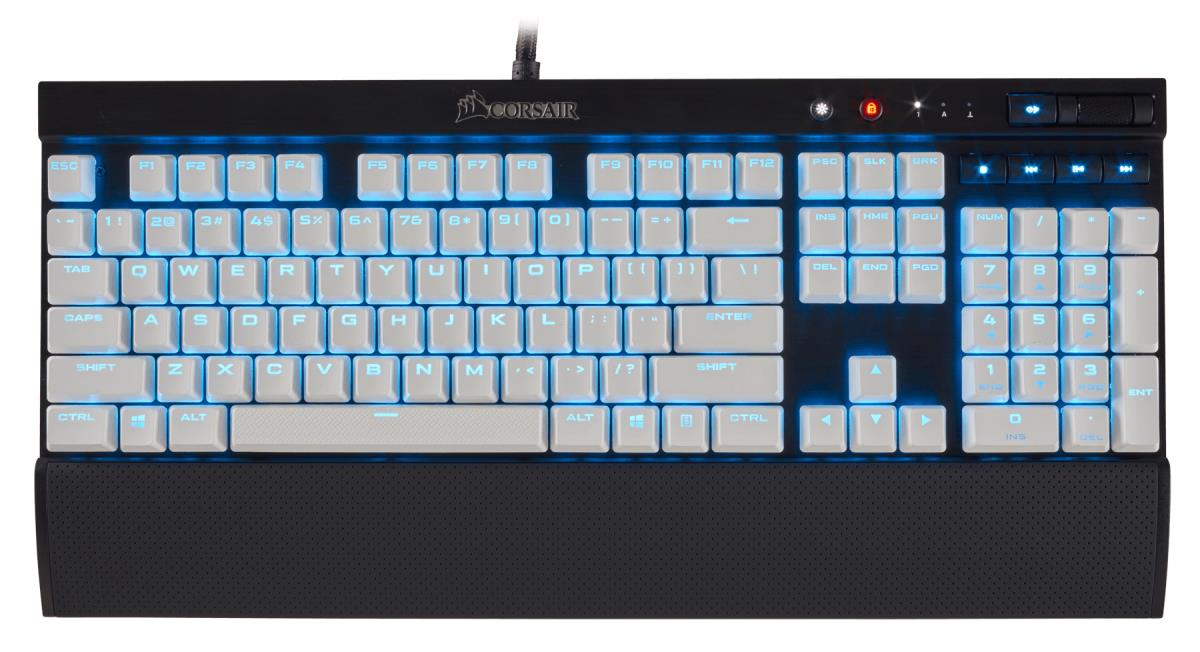 Gaming Pbt Double-shot Keycaps Full 104/105-keyset White