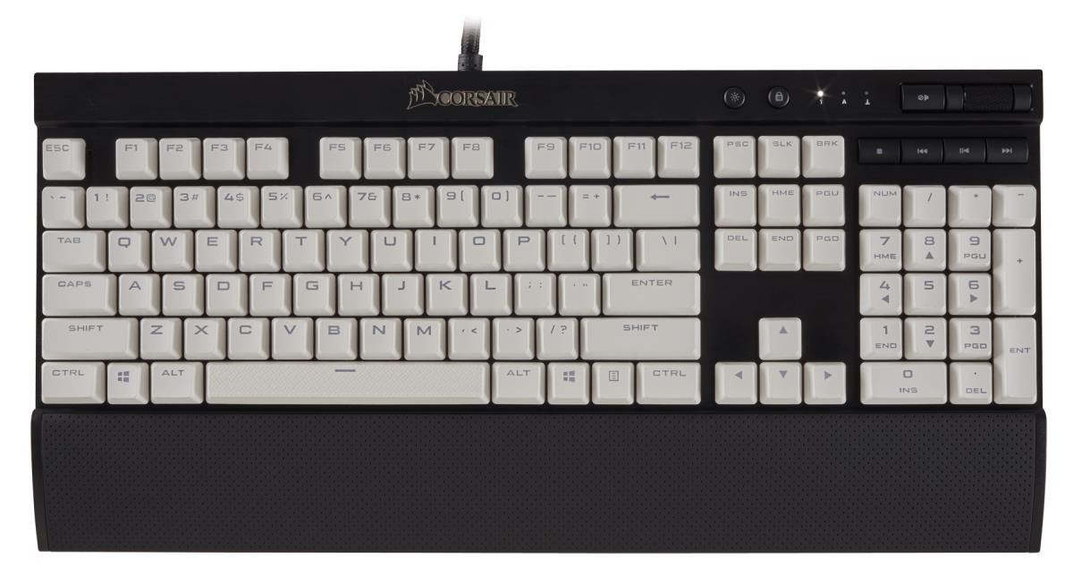 Gaming Pbt Double-shot Keycaps Full 104/105-keyset White
