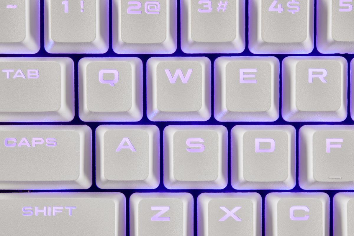 Gaming Pbt Double-shot Keycaps Full 104/105-keyset White