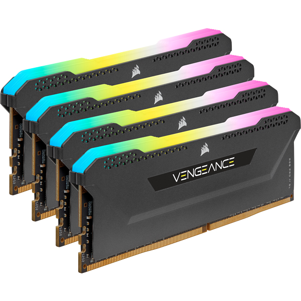 Memory 32GB Ddr4 3200MHz C16 (4x8gb) Vengeance RGB Pro Black