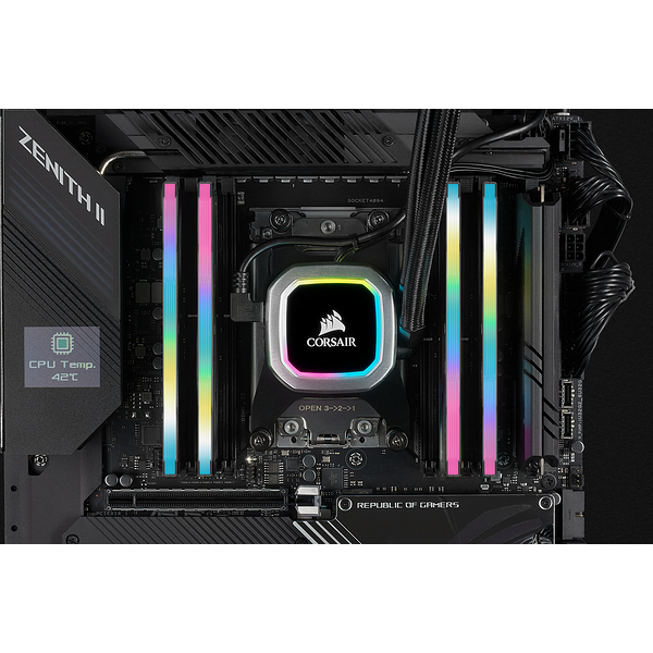 Memory 32GB Ddr4 3200MHz C16 (4x8gb) Vengeance RGB Pro Black