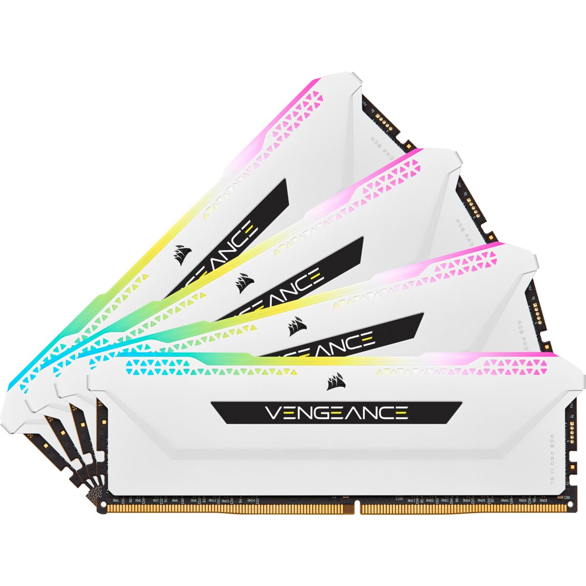 Memory 32GB Ddr4 3200MHz C16 (4x8gb) Vengeance RGB Pro White
