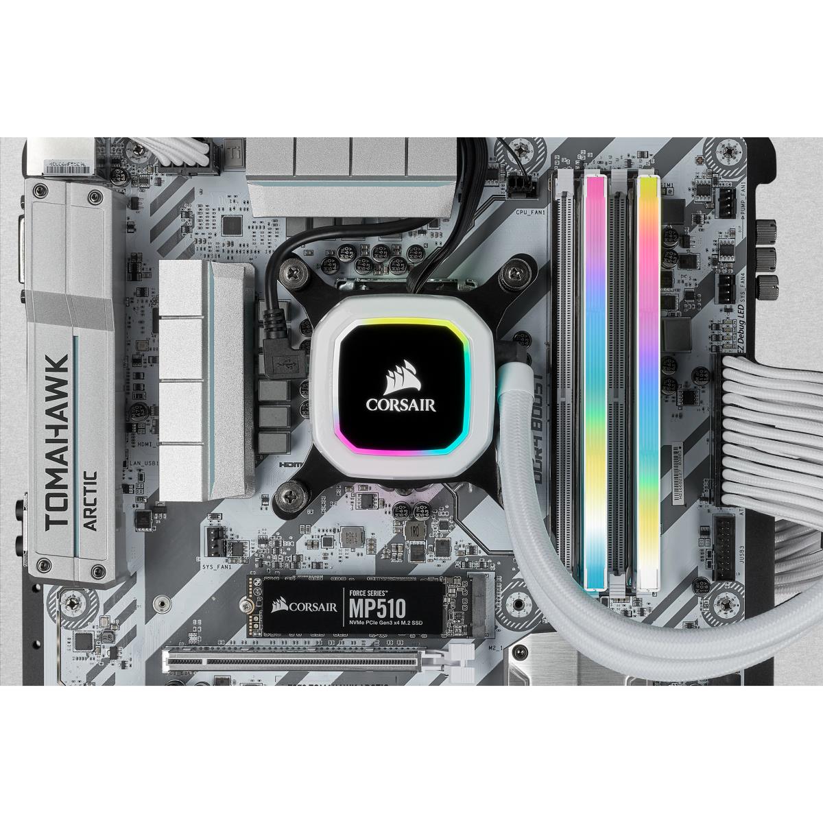 Memory 32GB Ddr4 3200MHz C16 (4x8gb) Vengeance RGB Pro White