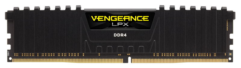 Memory 16GB Ddr4 3200MHz Kit 4 DIMM C16 Vengeance Low Profilex