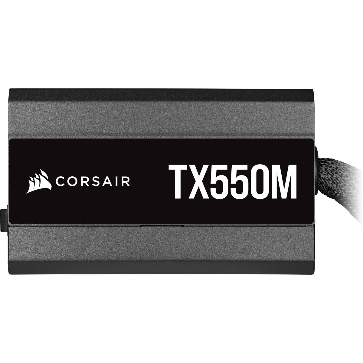 Power Supply - Tx550m  - 550watt  80 Plus Gold Certified  Semi-modular Eu V