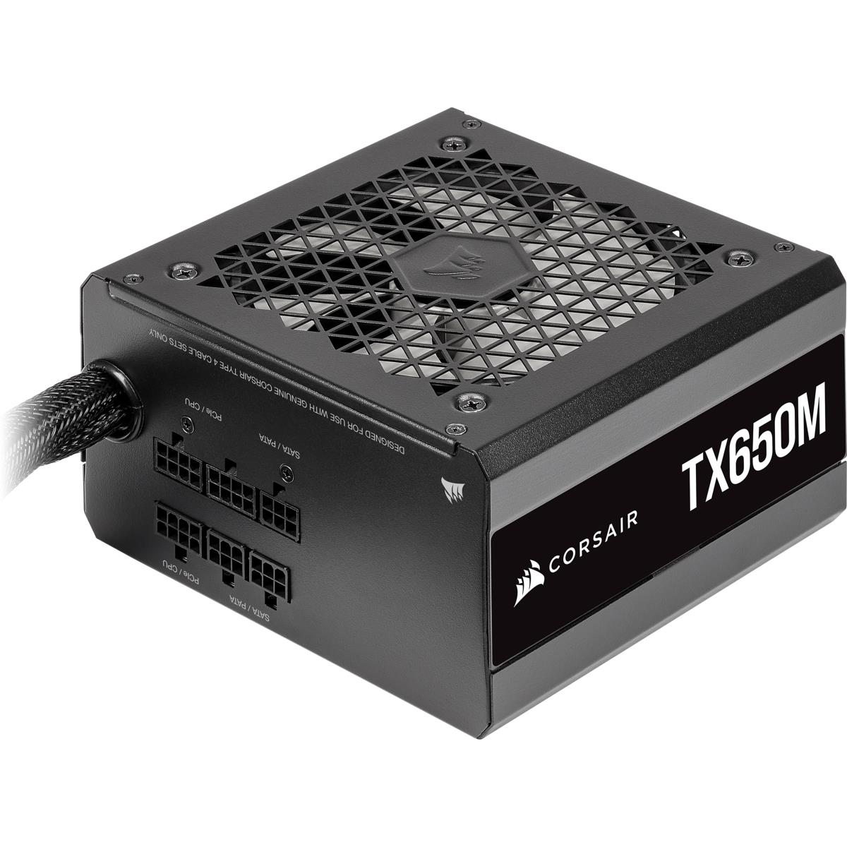 Power Supply - Tx650m - 650watt  80 Plus Gold Certified  Semi-modular Power Supply  Eu V