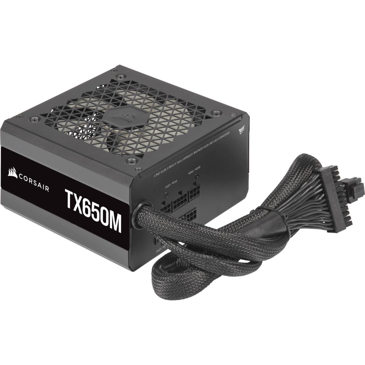 Power Supply - Tx650m - 650watt  80 Plus Gold Certified  Semi-modular Power Supply  Eu V