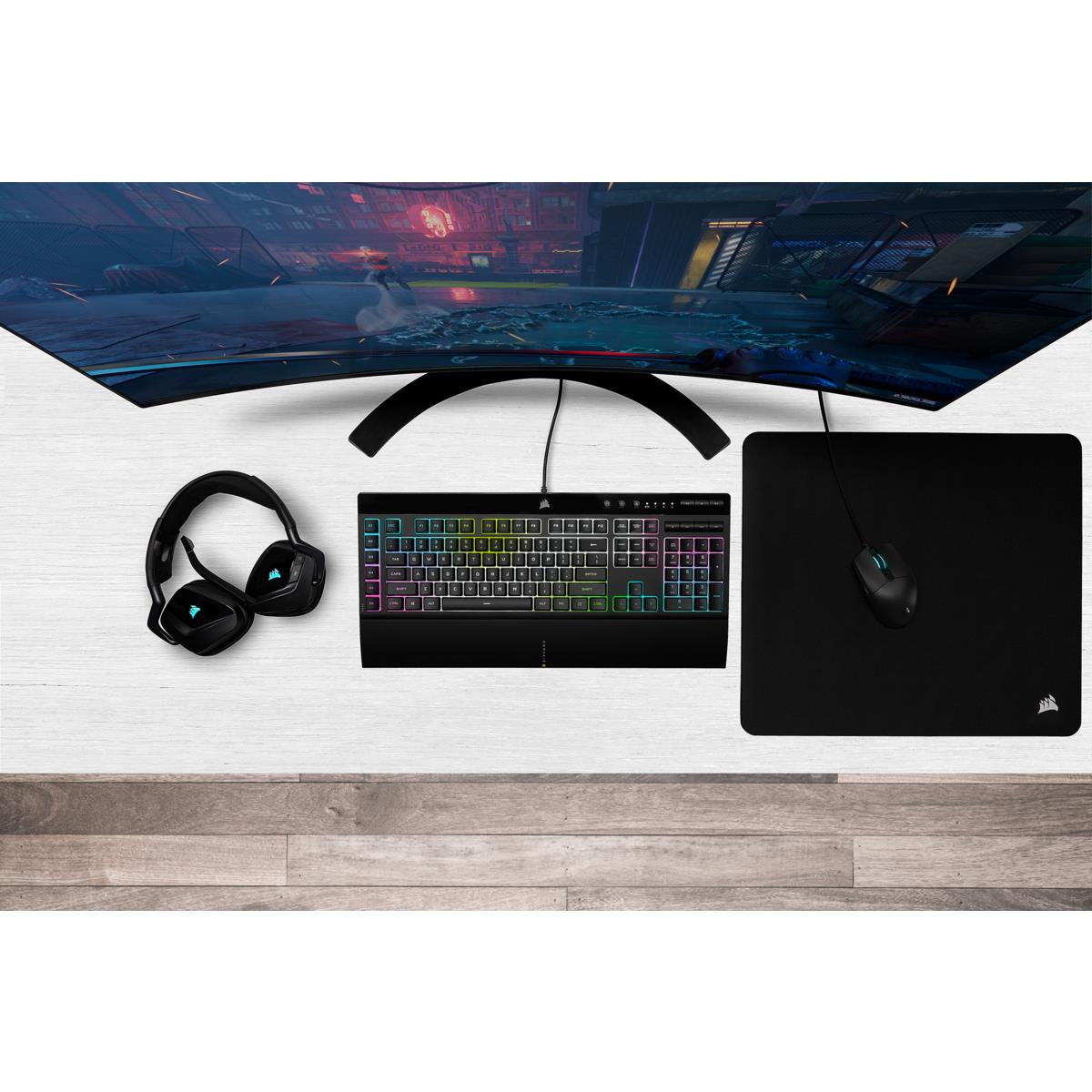 Gaming Keyboard - K55 RGB Pro Xt Qwerty Us
