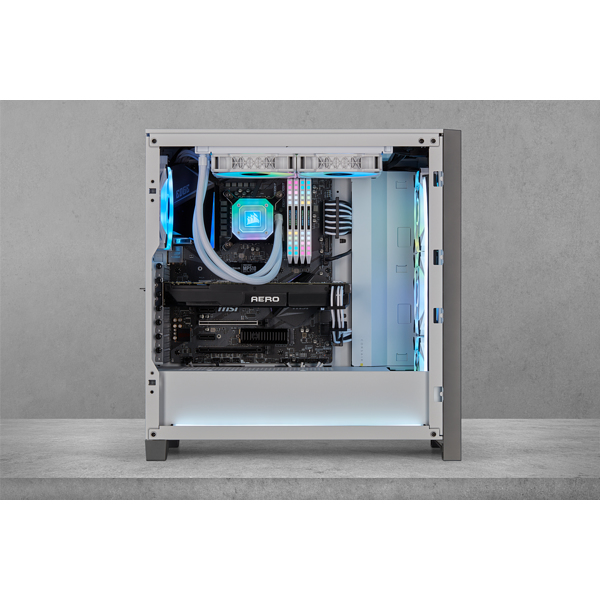 Icue H100i Elite Capellix Liquid Cpu Cooler - White