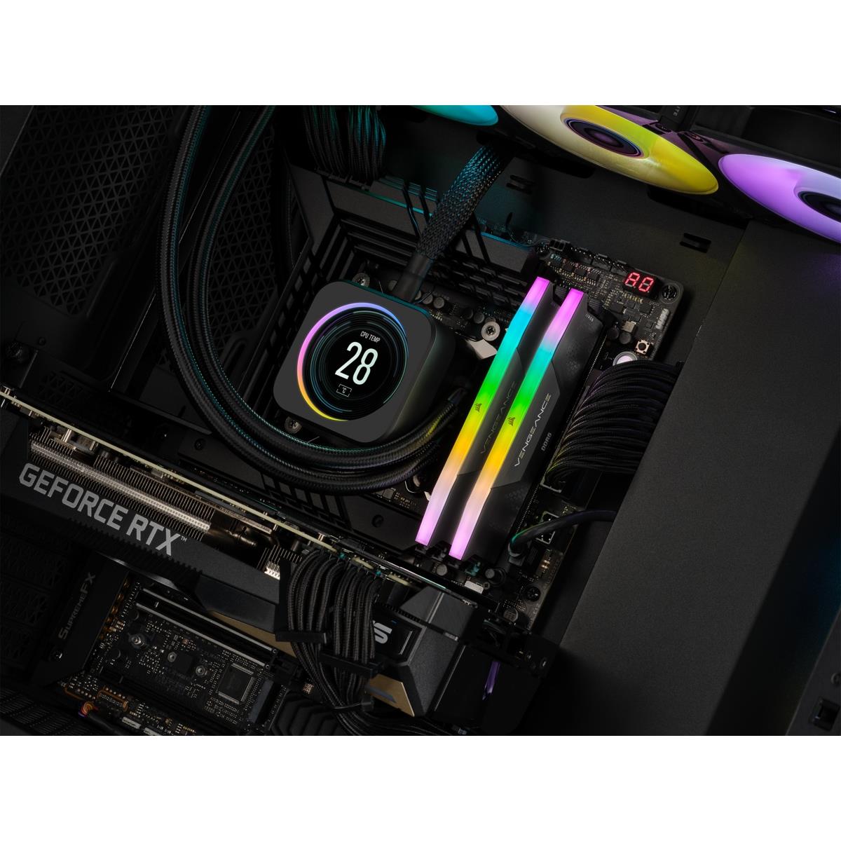 Memory 32GB Ddr5 6000MHz C36 (2x16gb) Vengeance RGB Black