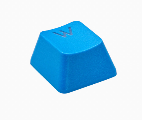 Pbt Double-shot Pro Keycaps - 104-keyna Layout  ELGAto Blue Qwerty
