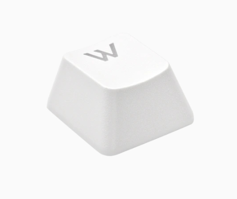 Pbt Double-shot Pro Keycaps - 104-keyna  Arctic White Qwerty