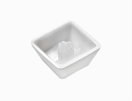 Pbt Double-shot Pro Keycaps - 104-keyna  Arctic White Qwerty