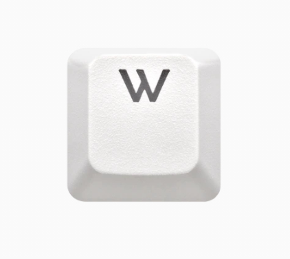 Pbt Double-shot Pro Keycaps - 104-keyna  Arctic White Qwerty