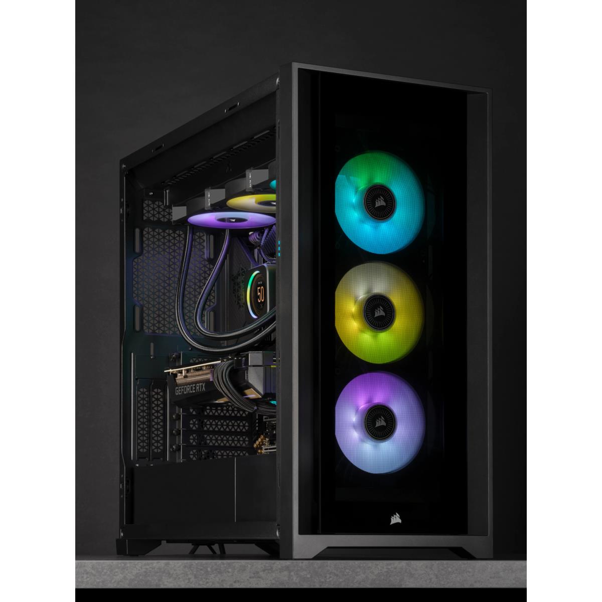 Led Fan - Icue Ml120 RGB Elite Premium 120mm Pwm Magnetic Levitation Fan - Single Pack