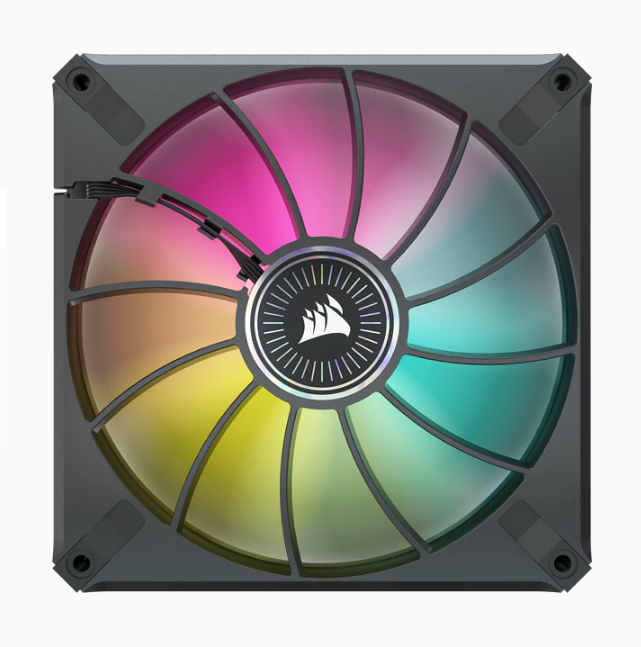 Led Fan - Icue Ml140 RGB Elite Premium 140mm Pwm Magnetic Levitation Fan - Single Pack